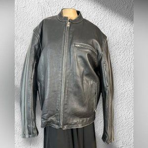 Unik Premium Leather Motorcycle Jacket – 2XL Biker Gear